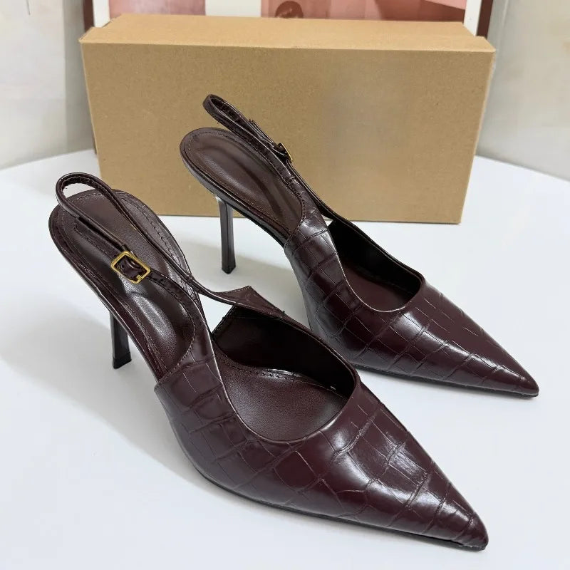 סנדלי עקב דגם Soleil